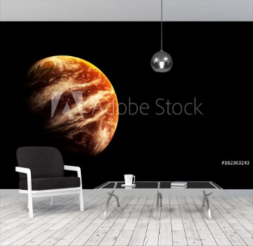 Bild på Space scene with planet and star sky